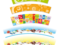 Grafiche generiche per coppe gelato