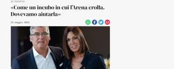 Come un incubo in cui l’Arena crolla. Dovevamo aiutarla