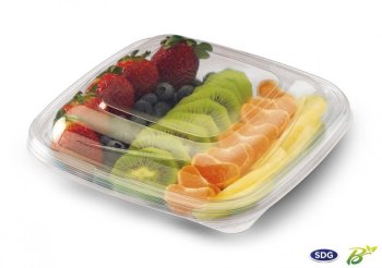 750ml TRANSPARENTEN PLA BEHAELTER - SP750X