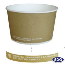 100% BIOLOGISCH ABBAUBAR UND KOMPOSTIERBAR OBSTSALAT BECHER 350-65