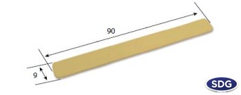 90MM BRAUN PAPIER KAFé STIRRER 22353