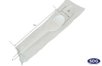 EINZELVERPACKT DESSERT LOEFFEL SET MONO N808/I 130MM