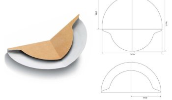 BIO KOMPOSTIERBAR PIADINA CREPE TASCHE 618-65