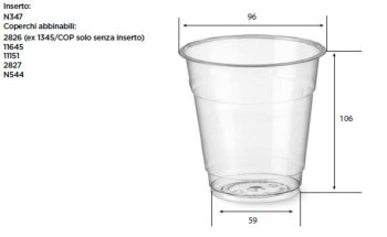15447 SALAD SHAKER PLA BIO TRANSPARENT 300ML