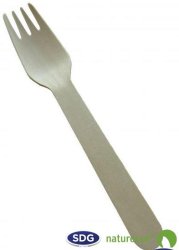 Wooden fork 16,5 cm - 11969