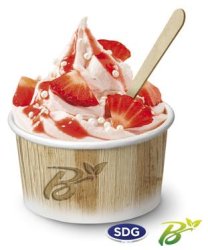 Cup 80 Biodegradable paper ice-cream - 305-60