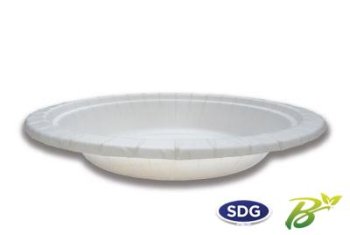 BIO WHITE 20CM DEEP PLATE - 212-00