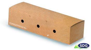 COMPOSTABLE CLOSABLE HOT DOG HOLDER 616-65