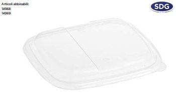 PLA BIO TRANSPARENT DOME LID 16821