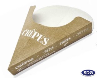 BIO COMPOSTABLE CREPE HOLDER 626-66