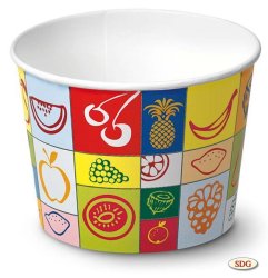 Coupelle à glace en carton 520 ml - 450