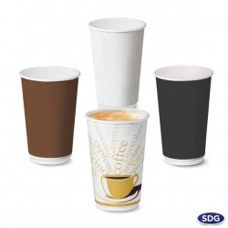 Gobelet en carton double wall 12 OZ, 450 ml - 108DW