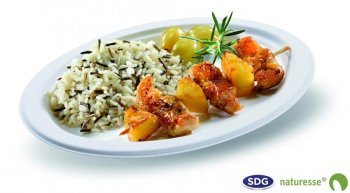 Assiette ovale plate en pulpe de cellulose 26x19 cm - 11184