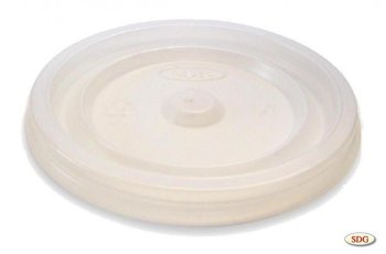 Couvercle plat en polystyrène pour gobelet 6oz – 6oz-1