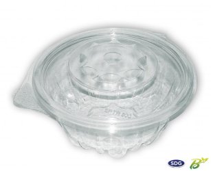 Bassin transparent en PLA 375 ml - SPTR375