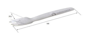 FOURCHETTE BLANCHE PAPIER 20795