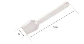 143317 CUILLERE à GLACE BIO PLA TRASPARENT  