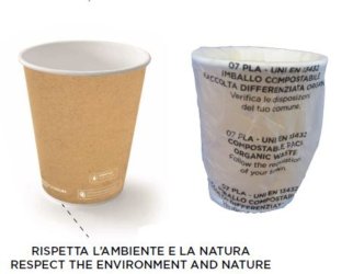 GOBELET 8OZ BIO AVANA ENVELOPPE' SINGULIEREMENT 317I-65-S