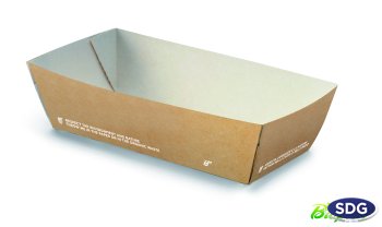 VASCHETTA FRITTO PLA BIODEGRADABILE 613-65