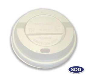 COPERCHIO CPLA 12 16OZ BIANCO BIO - 1216OZ-BIO-2-00