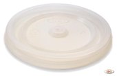 Flat polystyrene lid for 4 OZ cup - 4oz-1