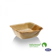7x7 cm Square palm leaf tray - 3583 (ex 811)