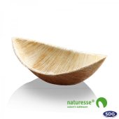 LITTLE PALM LEAF TRAY "SMALL BOAT" - 10758