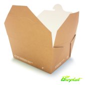 COMPOSTABLE FOOD BOX BIO - 152X120X65H -  COD. 637-65