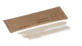 SET BIS BOIS FOURCHETTE COUTEAU SERVIETTE SINGULIEREMENT CONFECTIONES 20381