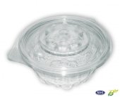Vaschetta trasparente in PLA 375ml - SPTR375